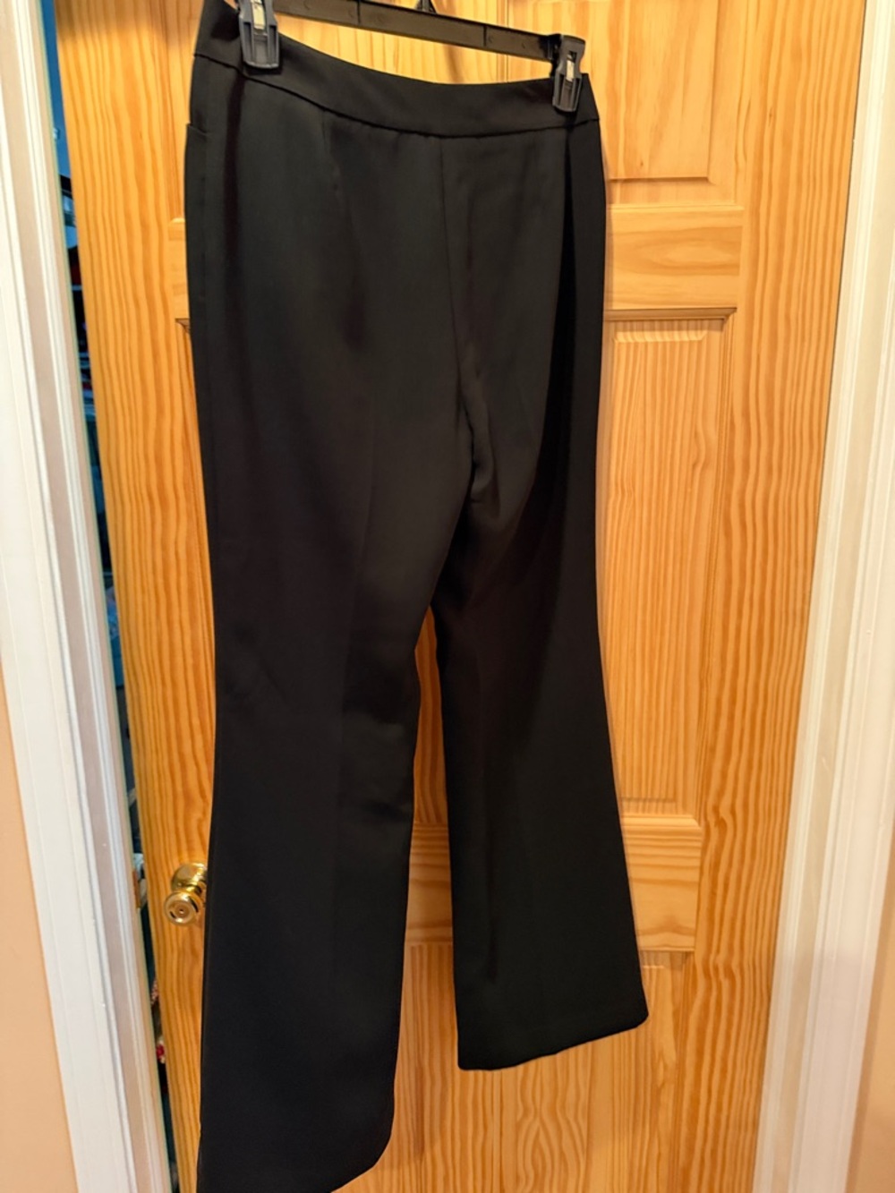 Alfani Black Boot Cut Dress Pants - Picture 2 of 3